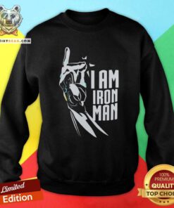 Pretty I Am Iron Man Gauntlet Sweatshirt