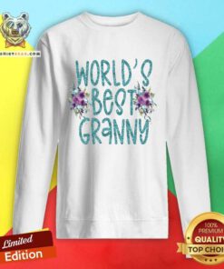Pretty Worlds Best Granny Flower Sweatshirt