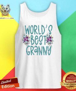 Pretty Worlds Best Granny Flower Tank Top