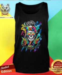 Pretty Zero Fucks Given Colorful Tank Top