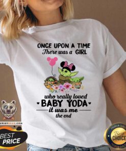 A Girl Who Loved Baby Yoda V-neck