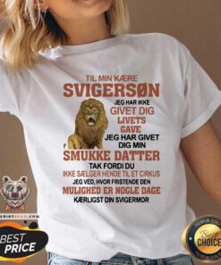 Awesome Svigerson Smukke Datter Lion V-neck