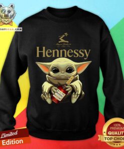 Baby Yoda Hug Hennessy Sweatshirt