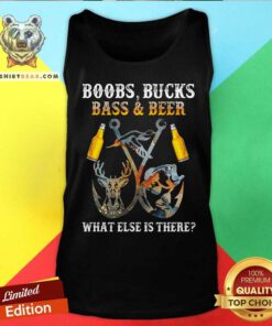 Boobs Bucks Bass And Beer Tank Top