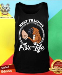 Boxer Dog Best Friends For Life Tank Top