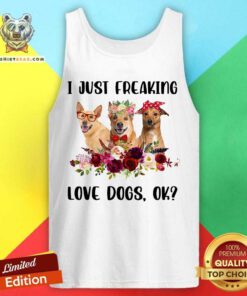 Carolina Dingo I Just Freaking Love Dogs Ok Tank Top