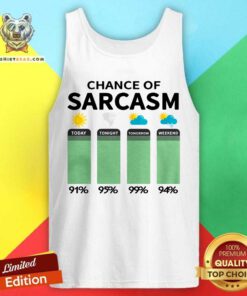 Chance Of Sarcasm Tank Top