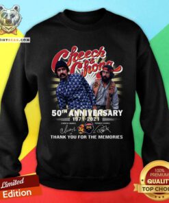 Cheech And Chong 50th Anniversary Signature Sweatshirt