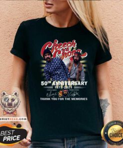 Cheech And Chong 50th Anniversary Signature V-neck