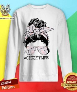 Christ Life Messy Bun Sweatshirt