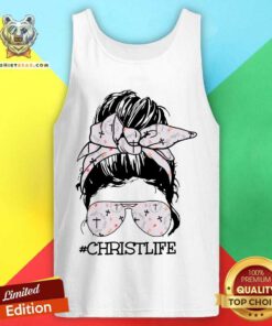 Christ Life Messy Bun Tank Top