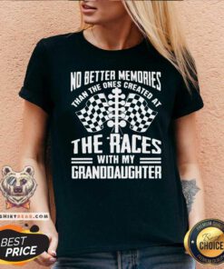 Cool The Ones Created At The Races With My Granddaughter V-neck