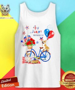 Corgi Beautiful Trip 4th July Independence Day Tank Top