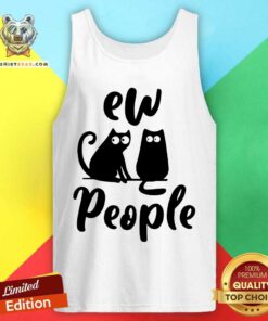 Cute Ew People Two Cat Tank Top