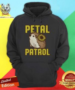 Cute Hedgehog Sunflower Petal Patrol Hoodie