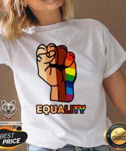 Equality Hands LGBT V-neck