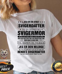 Funny Svigerdatter Svigermor Jeg Er Den Heldige V-neck