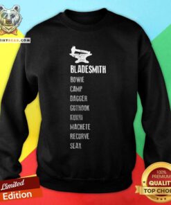 Grateful Knife Types List Blacksmith Sweatshirt