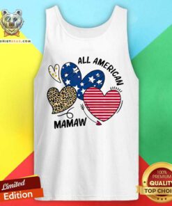 Hot Heart All American Mamaw Tank Top