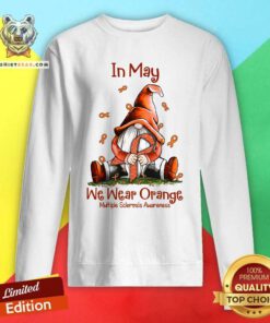 In May We Wear Orange Gnome Sweatshirt