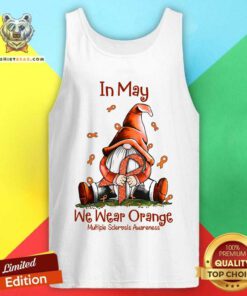 In May We Wear Orange Gnome Tank Top