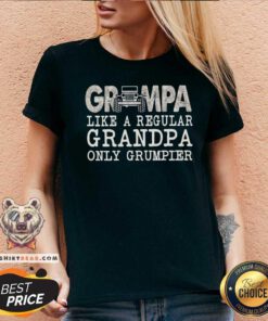 Jeep Grandma Like A Regular Grandpa Only Grumpier V-neck