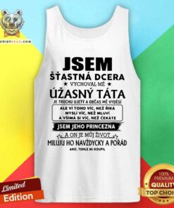 Jsem Stastna Dcera Uzasny Tata Tank Top