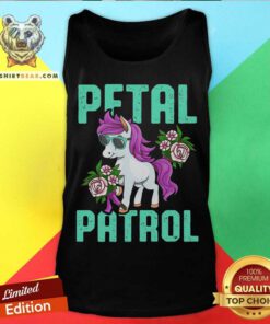 Lovely Pony Sunglasses Petal Patrol Unicorn Tank Top