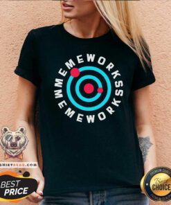 Meme Works Circle V-neck
