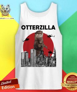 Otterzilla Otter Godzilla Tank Top