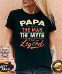 Papa The Man The Myth The Legend V-neck