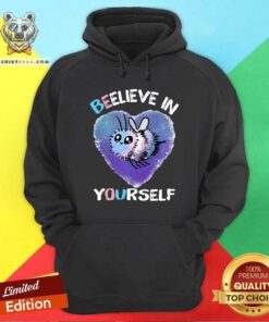 RB Beelieve In Yourself Blue Pink White Bee Hoodie