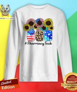 Sunflower American Flag Pharmacy Tech Sweatshirt