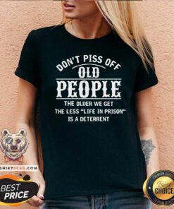The Less Life In Prison Is A Deterrent V-neck