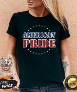 Top American Pride Memorial And Independence Day V-neck