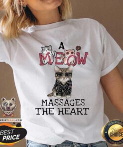 A Meow Massages The Heart V-neck