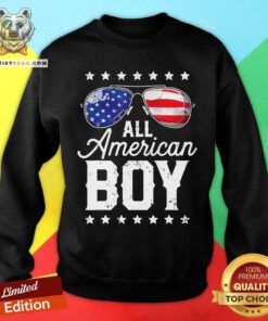 All American Boy Glass Sweatshirt