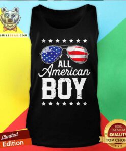 All American Boy Glass Tank Top
