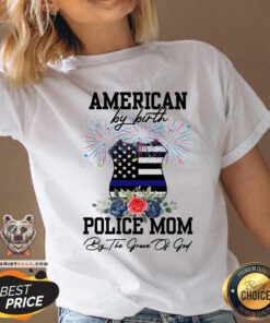 American Police Mom Patriot V-neck