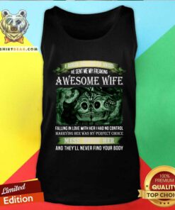 Awesome Wife Mess With Me Tank Top