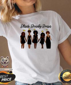 Black Beauty Brain V-neck