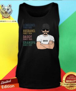 David Legend Since 1965 Husband 1994 Daddy 1995 Grandpa 2021 Tank Top