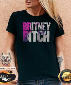 Grateful Free Britney Bitch V-neck