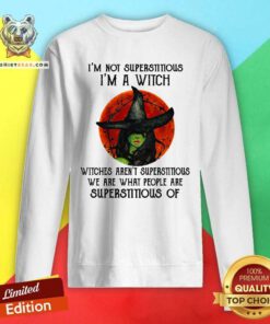 I Am Witch We Are What People Are Superstitious Of Witch Moon Sweatshirt