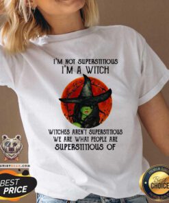 I Am Witch We Are What People Are Superstitious Of Witch Moon V-neck