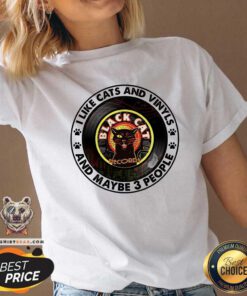 I Like Cats And Vinyls And Maybe 3 People V-neck