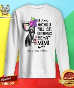 In A World Full Of Grandmas Be A Mimi Cow Sweatshirt