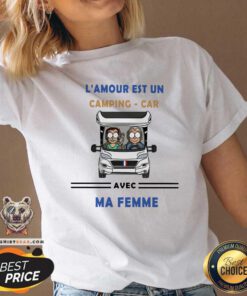 Lamour Est Un Camping Car Avec Ma Femme V-neck