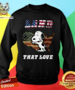 Land That I Love America Snoopy Sweatshirt