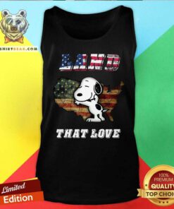 Land That I Love America Snoopy Tank Top
